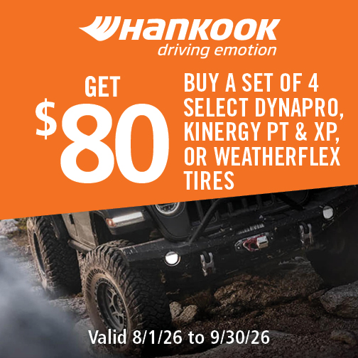 Hankook $80 Rebate